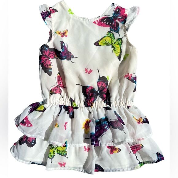 The Children’s Place 2T Girls Butterfly Tunic Blouse - Picture 1 of 4